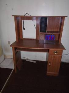 Computer desk. As shown.