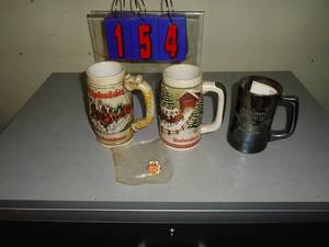 Qty of 3 steinsmug. As shown.