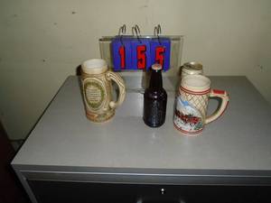 Qty of 3 steinsbottle. As shown.