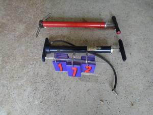Qty of 2 tire pumps. As shown.