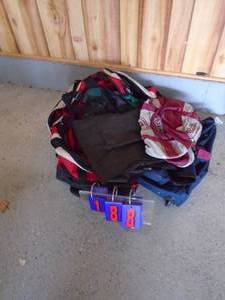 Large group of carrying cases. As shown.