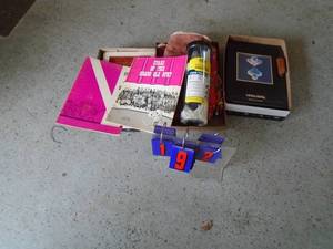 Grand Ole Oprey books, gloves & misc. As shown.