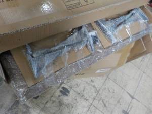 2 Wood Floating Shelves with Metal ...