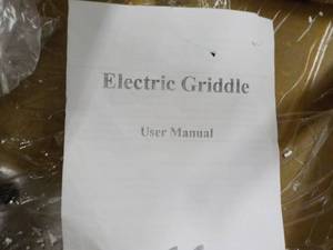 Electric Griddle Looks New...