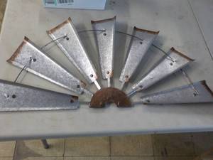 Windmill Galvanized Wall Dcor 32 ...