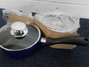 2 - 1.25 qt Ceramic Sauce Pans with...
