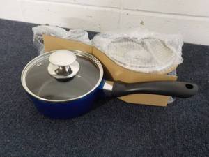2 - 1.25 qt Ceramic Sauce Pans with...