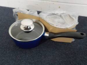 2 - 1.25 qt Ceramic Sauce Pans with...