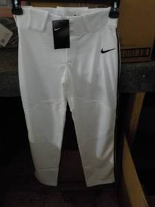 8 Nike Boys Baseball Pants White wi...
