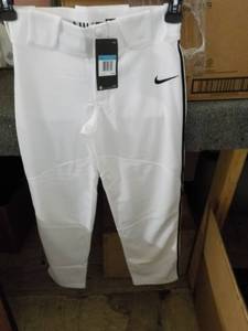 8 Nike Boys Baseball Pants White wi...