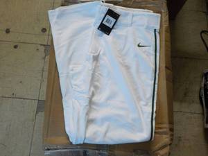 6 Nike Mens Baseball Pants White w...