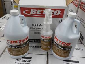 2 Gallon Jugs Betco Spray Foam Ultr...
