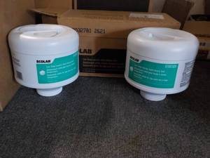 2 - 6 lb. Jugs Ecolab Laundry Solid...
