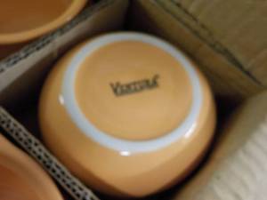 24Ventura Peach Soup Bowls...