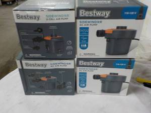 4 Bestway Sidewinder Air Pumps...