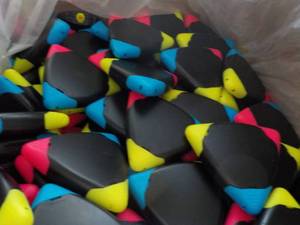 Case of 300 Triangular YellowBlue...