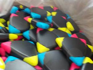 Case of 300 Triangular YellowBlue...