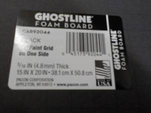50 Foam Boards 15 x 20 in Black fo...
