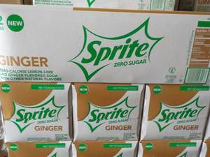 4 - 12 packs Sprite Ginger Zero Sug...