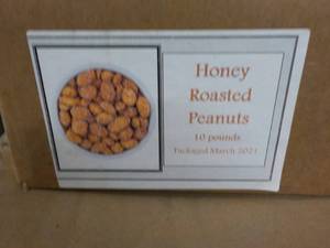 5 lb. Box Honey Roasted Peanuts...