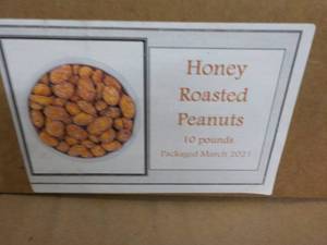 5 lb. Box Honey Roasted Peanuts...