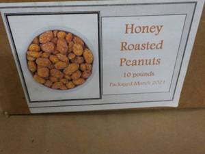 5 lb. Box Honey Roasted Peanuts...