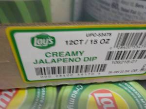12 Pack Lays Creamy Jalapeno Dip...