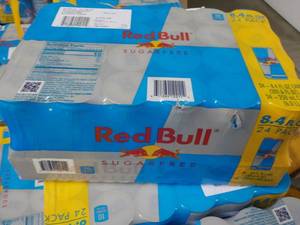 24 Pack Red Bull Sugar Free 8.45 oz...