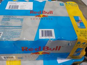 24 Pack Red Bull Sugar Free 8.45 oz...