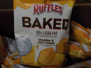Case of Ruffles Baked Cheddar and s...