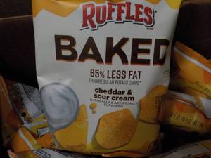 Case of Ruffles Baked Cheddar and s...