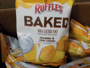 Case of Ruffles Baked Cheddar and s...