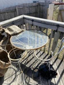 Patio Set with Planters & More