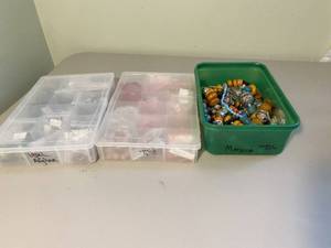 Beading Supply Lot- Nepal Afghans, Pink Beading, & Morocco Beads