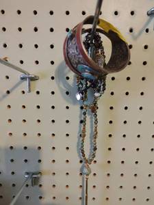 Necklace, Three Bracelets, & Two Cuff Bracelets