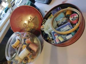 Collection of Vintage Sewing Supplies & More