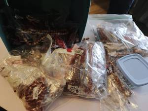 Beading Supply Lot- Red, Orange, Brown, Pink, & Green