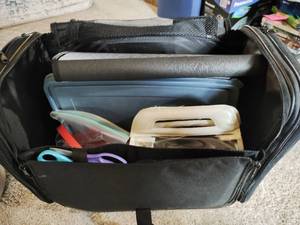 Large Rolling Bag Filled with Beading Supplies