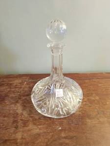 Slovakian Crystal Decanter