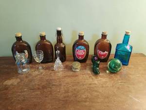 Collection Of Glass Dcor Items