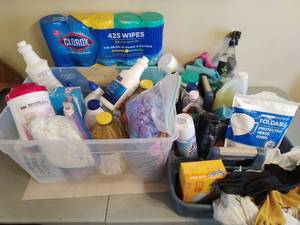Collection Of Cleaning Materials
