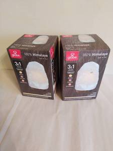 Two Himalaya Salt Lamps