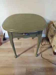 Green End Table