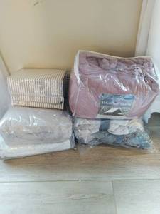 Collection of Striped Slip Covers for Club Chairs