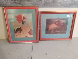 Two Pieces Of Framed Native American Art