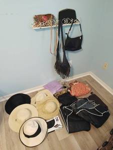 Collection of Handbags and Hats