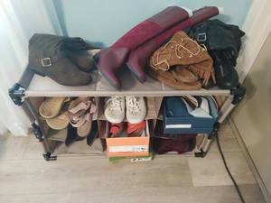 Collection of Womens Shoes & Shoe rack