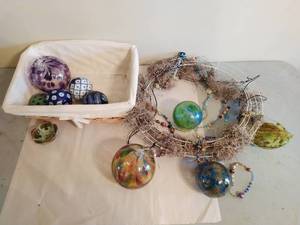Collection Of Witches Balls And More