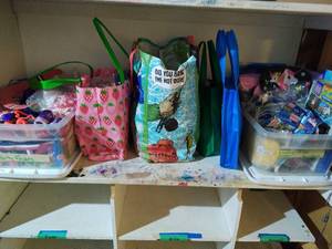 Collection of Childrens Toys and Craft Supplies