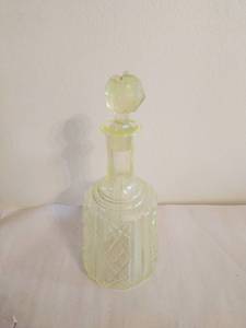 Green Glass Decantor